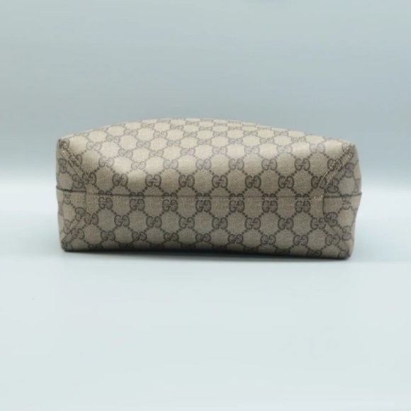 100% Authentic GUCCI Brown Canvas Tote Bag - Picture 5 of 12